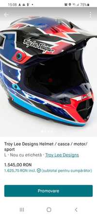 Troy Lee Designs Helmet , casca noua, nefolosita, in cutie.