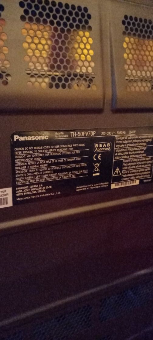 Tv Panasonic TH-50PV70P