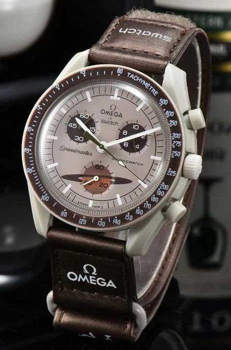 Ceas SWATCH X OMEGA MISSION TO SATURN -Chronograf Superb Nou 2025 !!