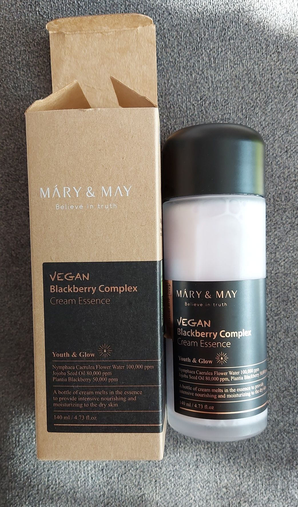 Mary & May blackberry complex cream essence антиейдж крем есенс