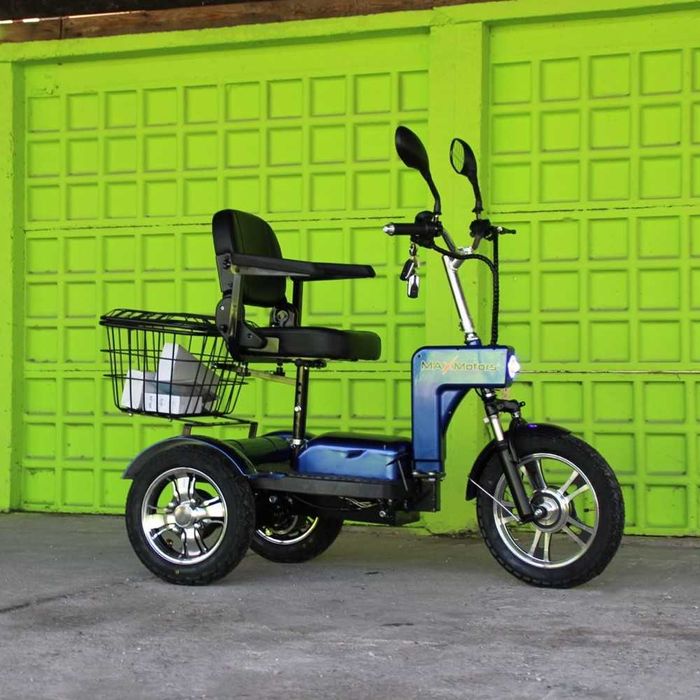 Електрическа Триколка A6 LUX+ 1000W BLUE