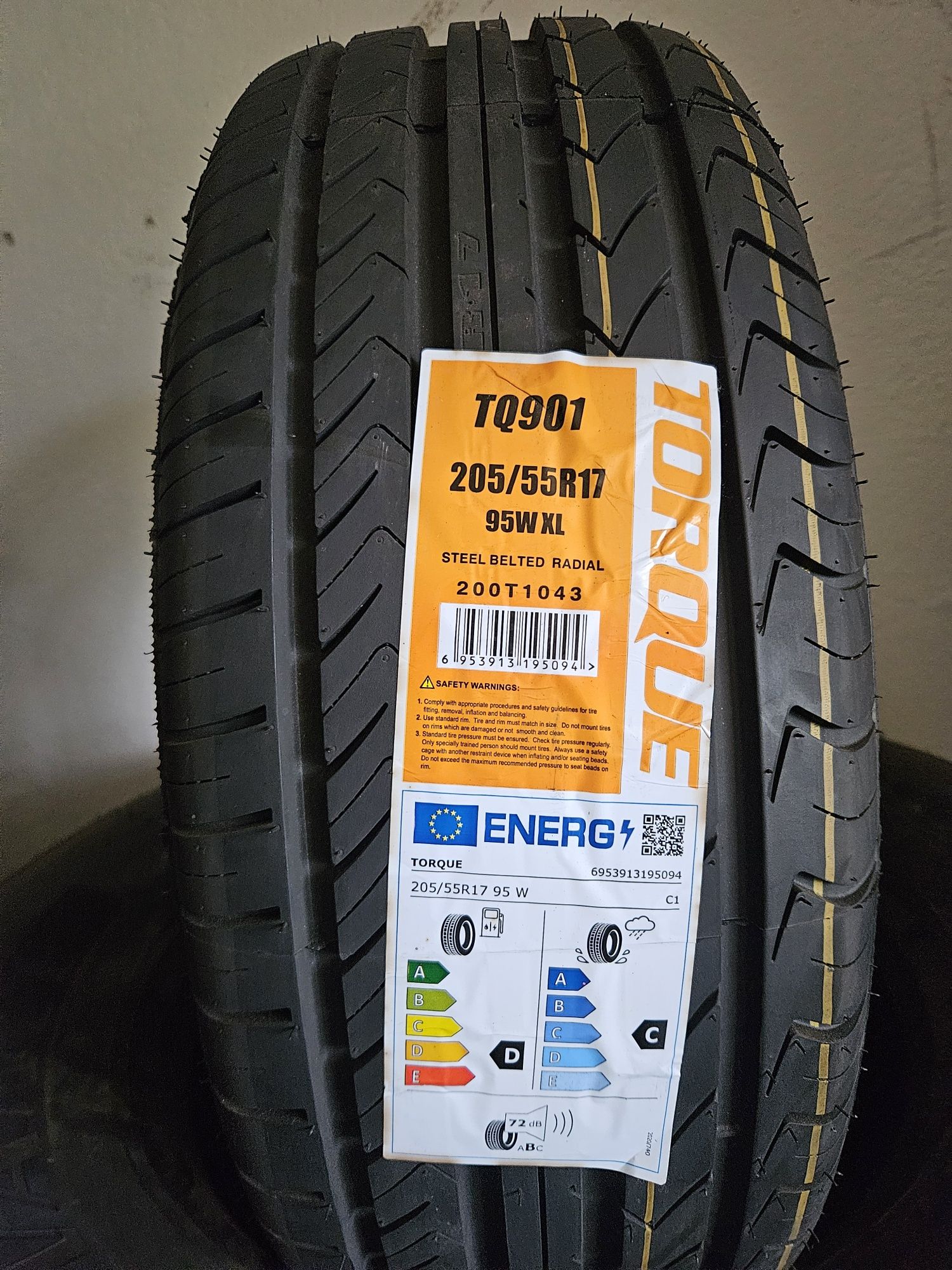 205/55/17 Torque