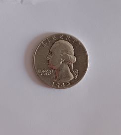1/4 долар 1942 САЩ 25 цента САЩ СРЕБРО 900 ВСВ