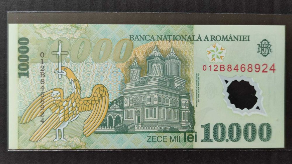 Colectie bancnote romanesti UNC; 1.000; 2.000; 5.000; 10.000 Lei
