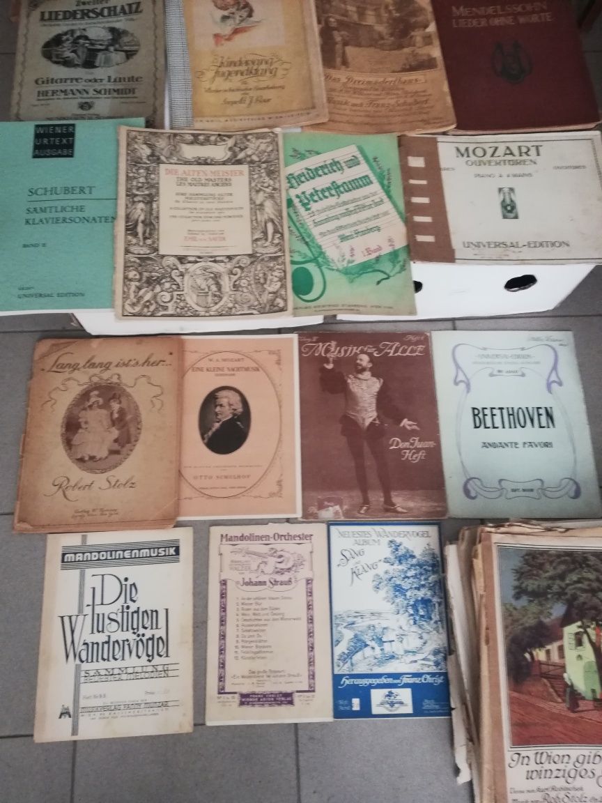 Partituri vechi de colecție