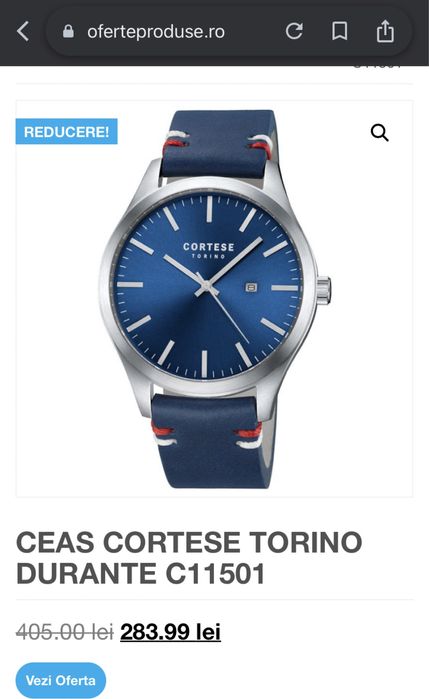 Ceas barbatesc Cortese Torino