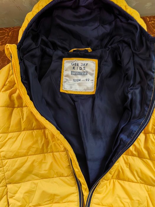 Куртка детская зимняя на мальчика 1-1,5 года