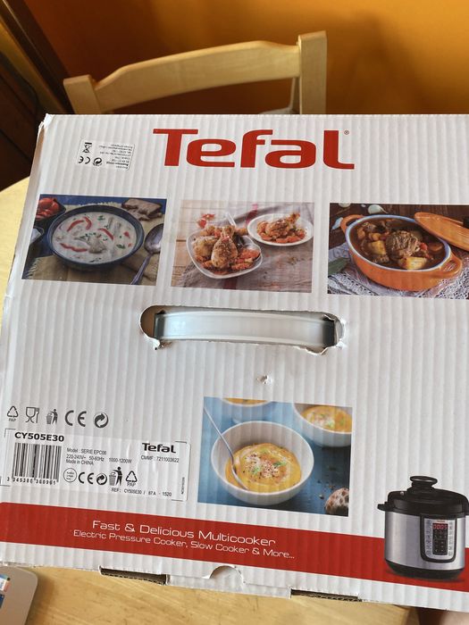 Уред за готвене под налягане Tefal CY505E30 One Pot, 1200 W, 6 л
