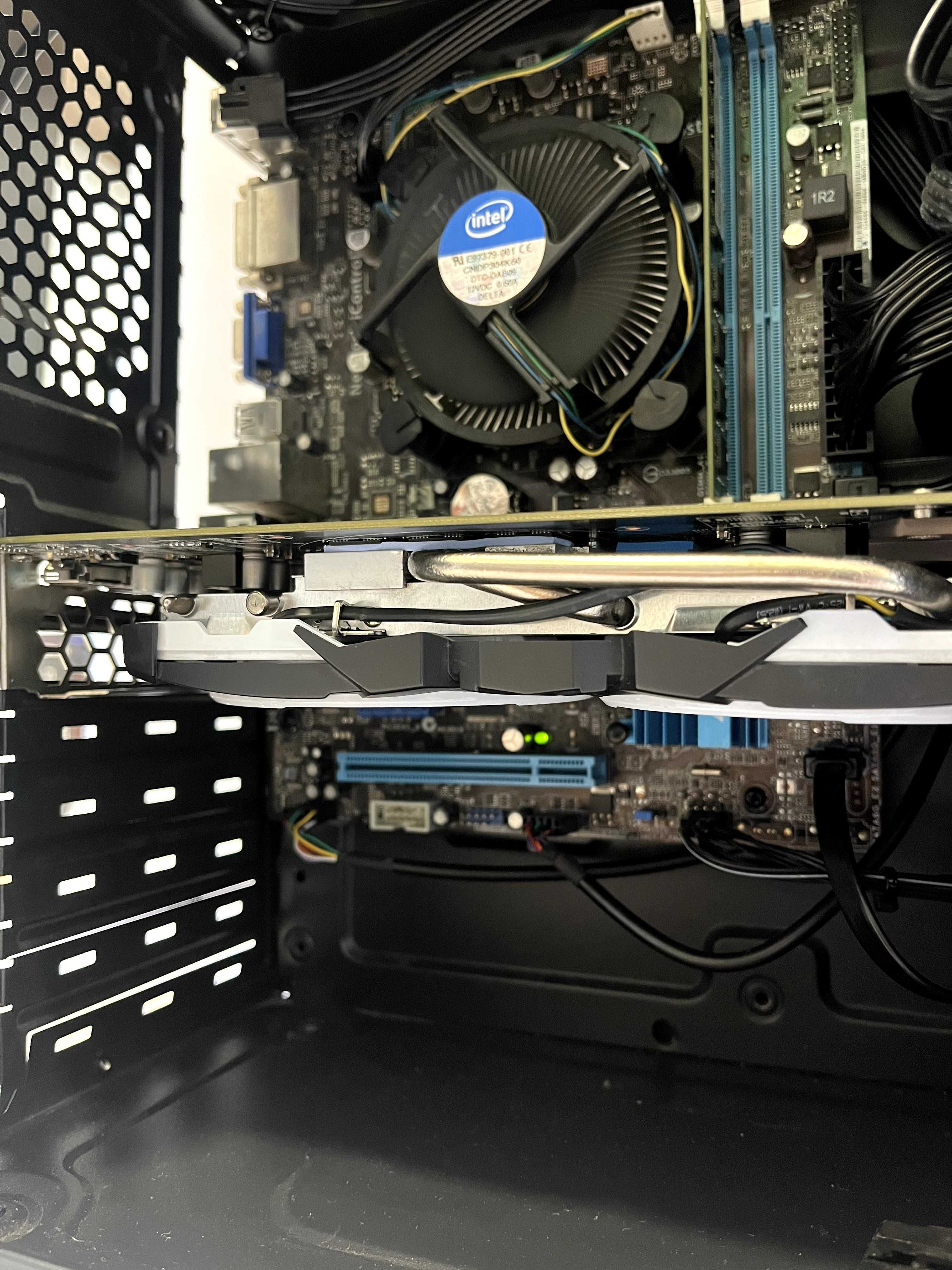 Бюджетен геймърски компютър Intel Core i5 2400, RX 580 8GB, 8GB ram