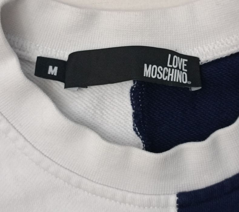 Love Moschino Sweatshirt оригинално горнище M памучен суичър горница