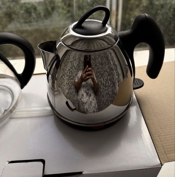 Чайник электрический с заварником с подогревом