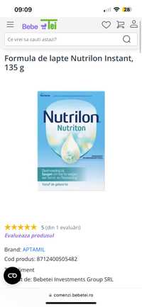 Nutrilon - pentru ingrosarea laptelui