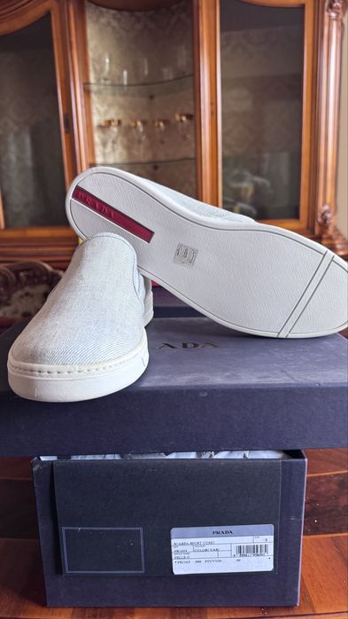 Prada sneakers Alb-gri