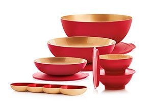Tupperware Allegra Perle полный набор посуды