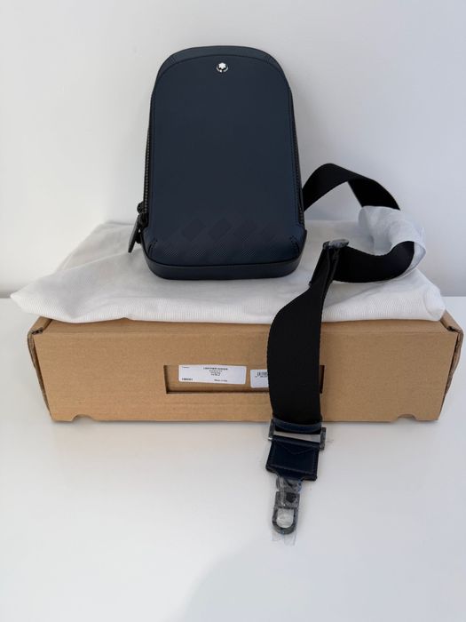 Sling Bag Montblanc Extreme 3.0 Black si Ink Blue