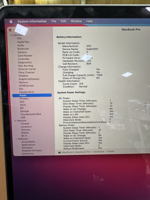 MacBook Pro 16 inch 32 gb Ram