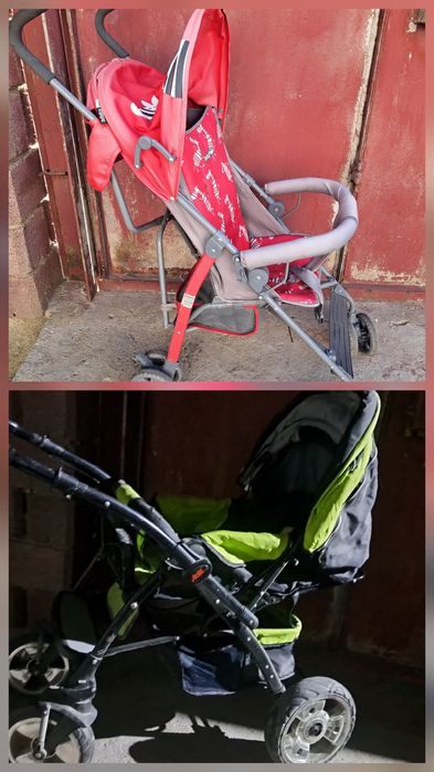 2 коляски обменяю на упаковку памперсов (трусиков) 5 размер