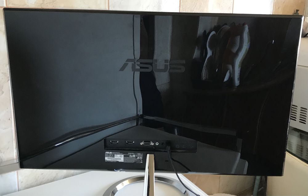 Monitor LED Asus 27", Wide, Full HD, VGA, HDMI, Boxe, Argintiu, MX279H