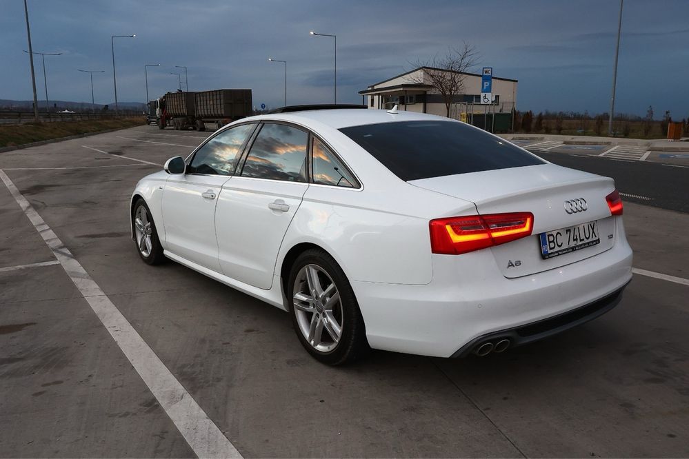 Audi A6 3xS-Line 2.0 Tdi 177Cp  EURO 5 Alb/Xenon/Trapa/Navi/Full Led