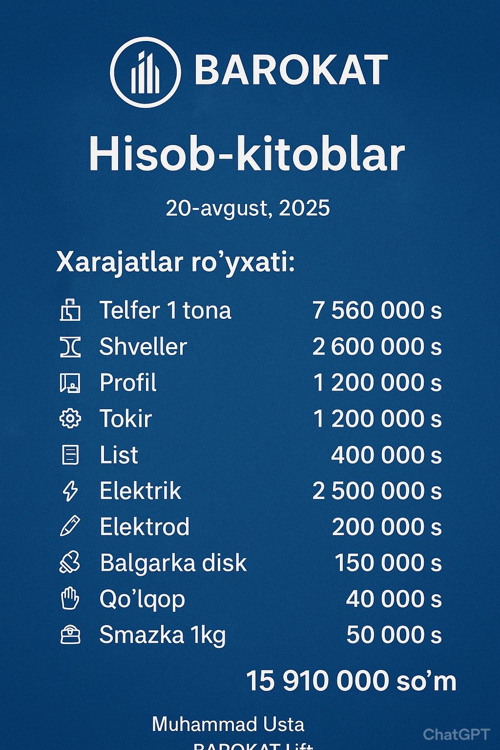 Lift gurzavoy skladga