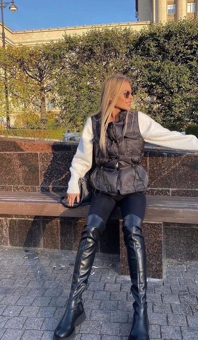 Чизми ботуши от естествена кожа 37 номер