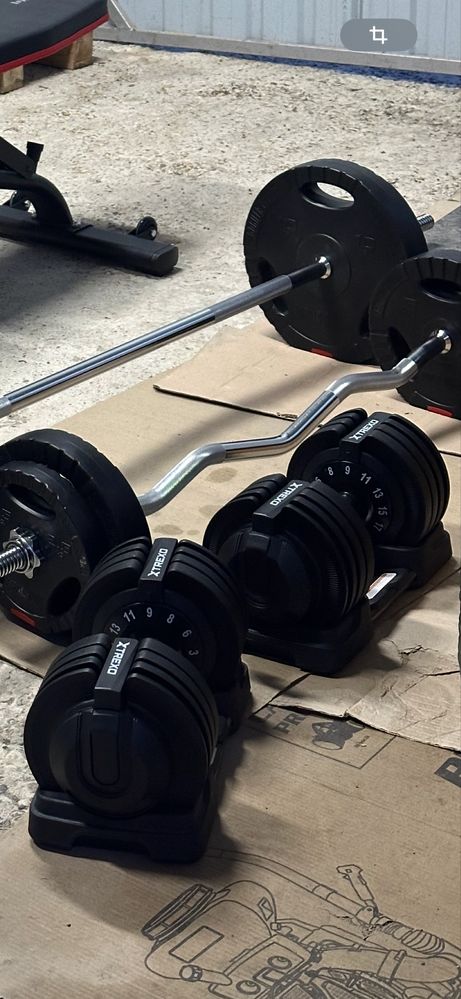 Set 2 Gantere Reglabile Automat 48KG