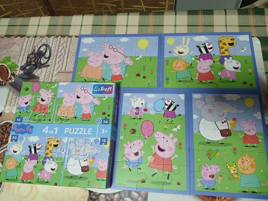 Puzzle 4 in 1 Peppa