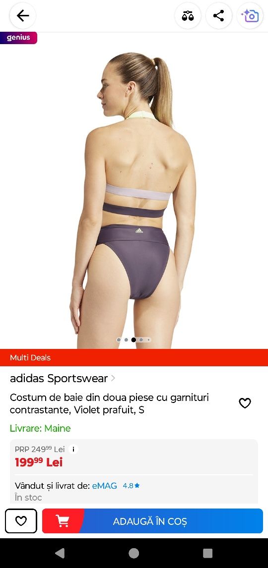 Costum de baie Adidas masura S