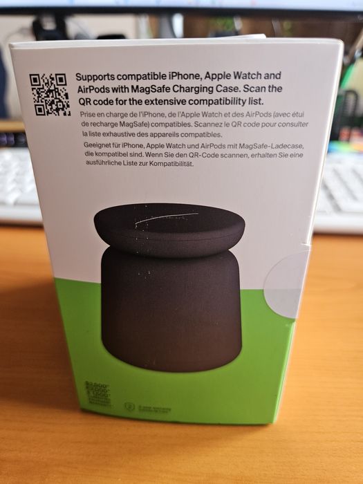 Ново! Belkin 2-in-1 WirelessChargingDock с MagSafe 15W — неразпечатано