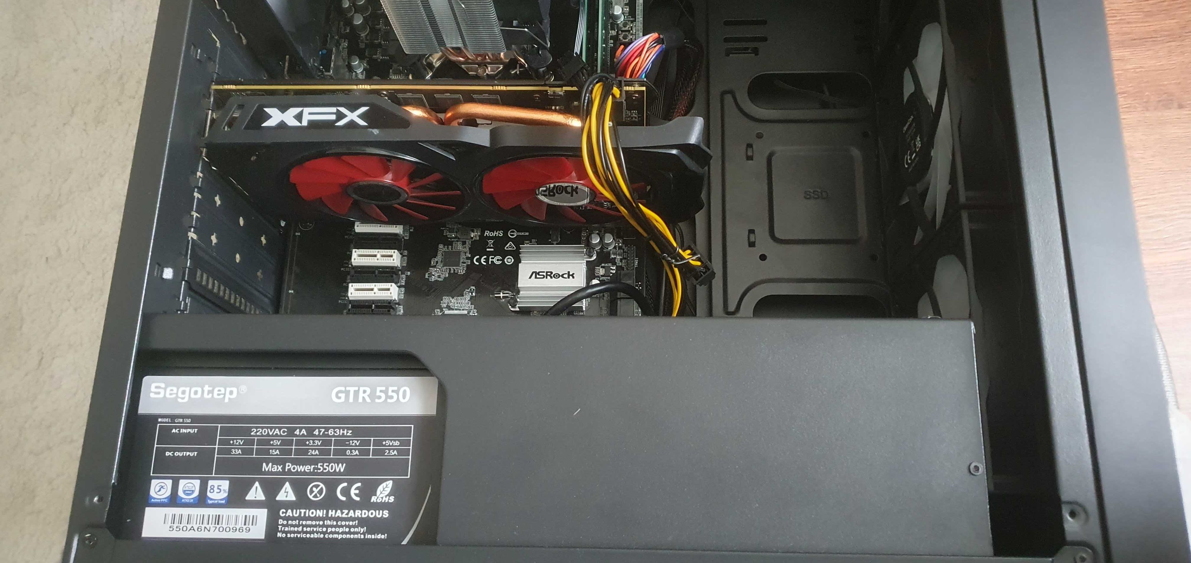 Pc Gaming Intel Pentium G4560 3.5 Ghz, XFX Rx 470, 8 Gb DDR 4