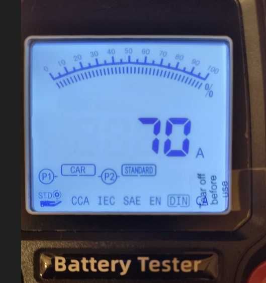 Tester baterii auto/moto
