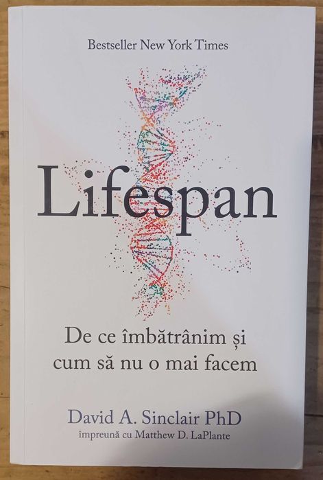 carte: Lifespan, autor David A. Sinclair