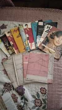 Журналы по шитью, вязанию и моде 80-90годов с выкройками