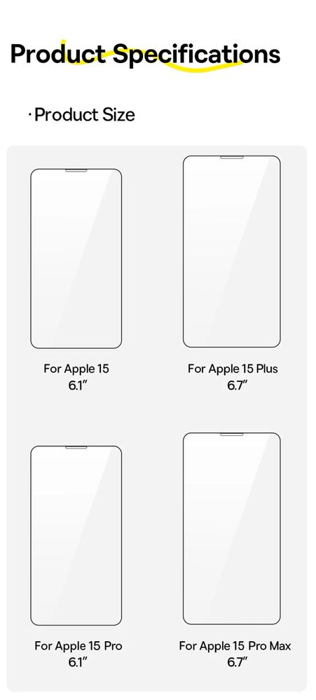 Folie PREMIUM Baseus iPhone 15 / PRO / MAX CALITATE 100%