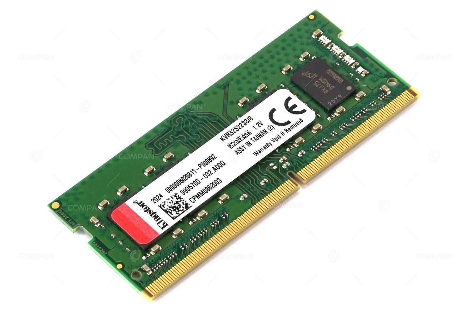 Оперативная память SO-DIMM 8GB DDR4 PC25600/3200Mhz Kingston