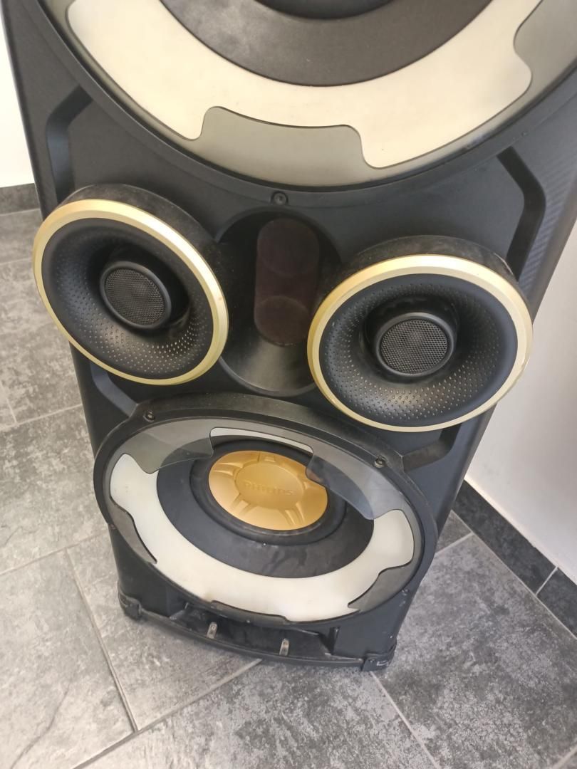 Sistem audio Philips NTRX500/10, 650W, Bluetooth, USB, Iluminare -P-