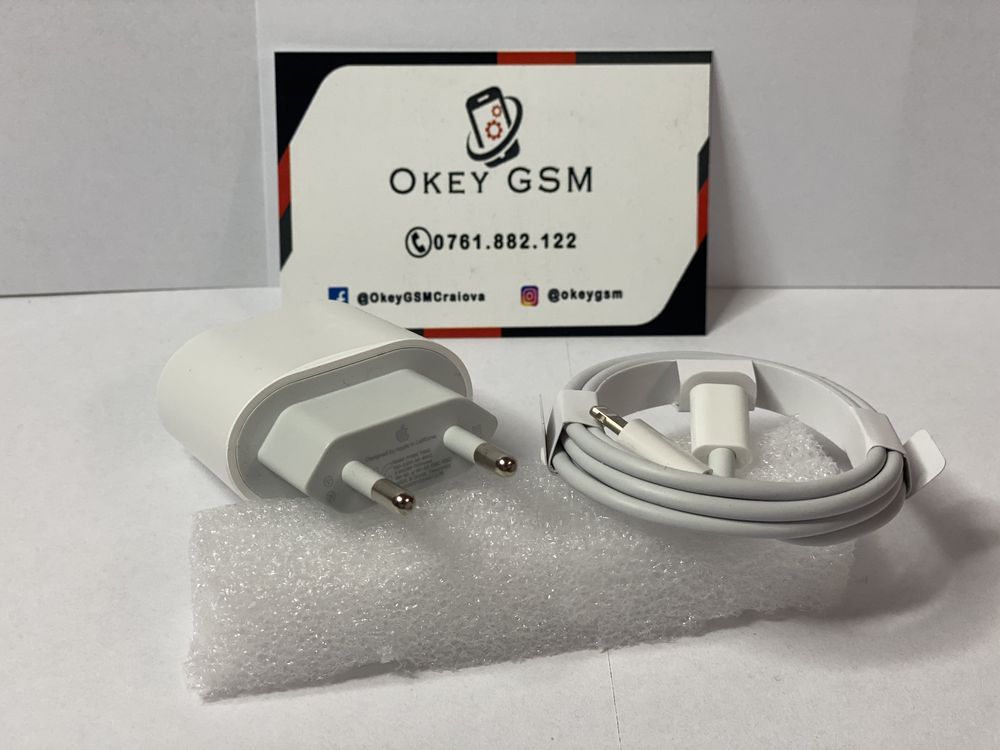 Incarcator Original Fast Charge iPhone 16 15 14 13 12 11 Pro Max Mini