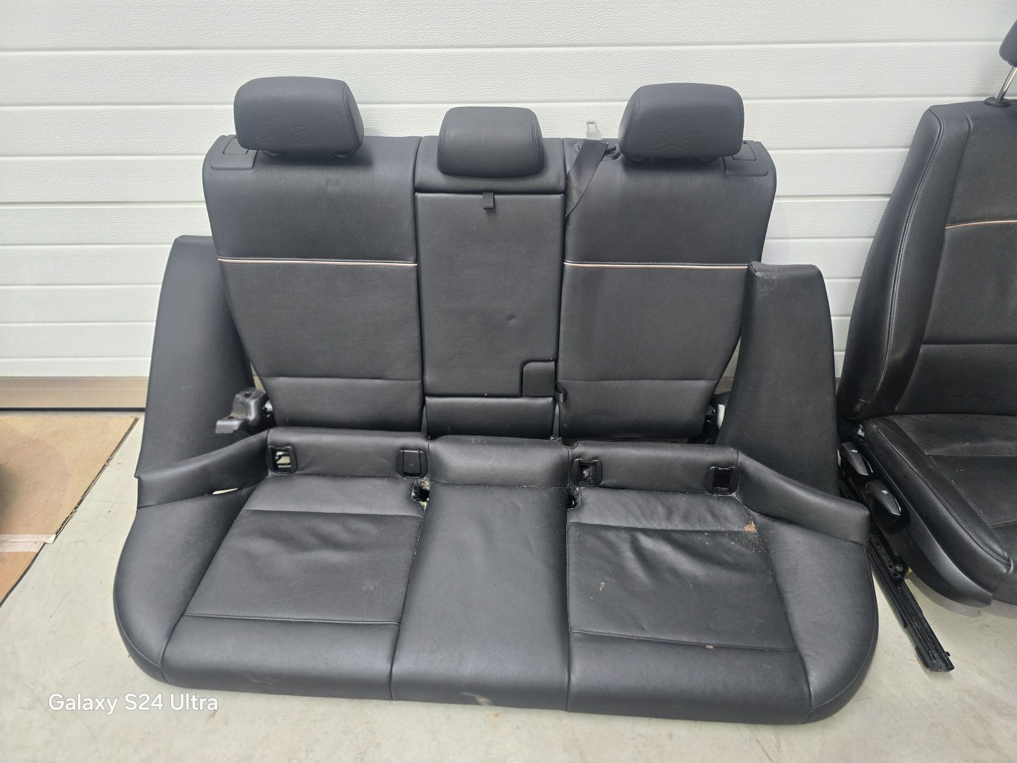 Interior piele neagra bmw x1 e84 cu incalzire complet