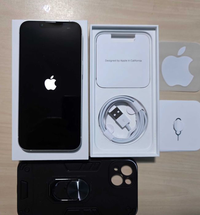 Iphone 13, 5G, nota 10 pe linie !! Alb,Pachet complet,orice retea