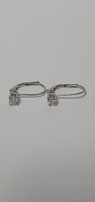 Cercei aur 14k cu diamante