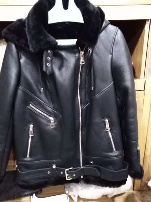 Дубленка-авиатор новая женская