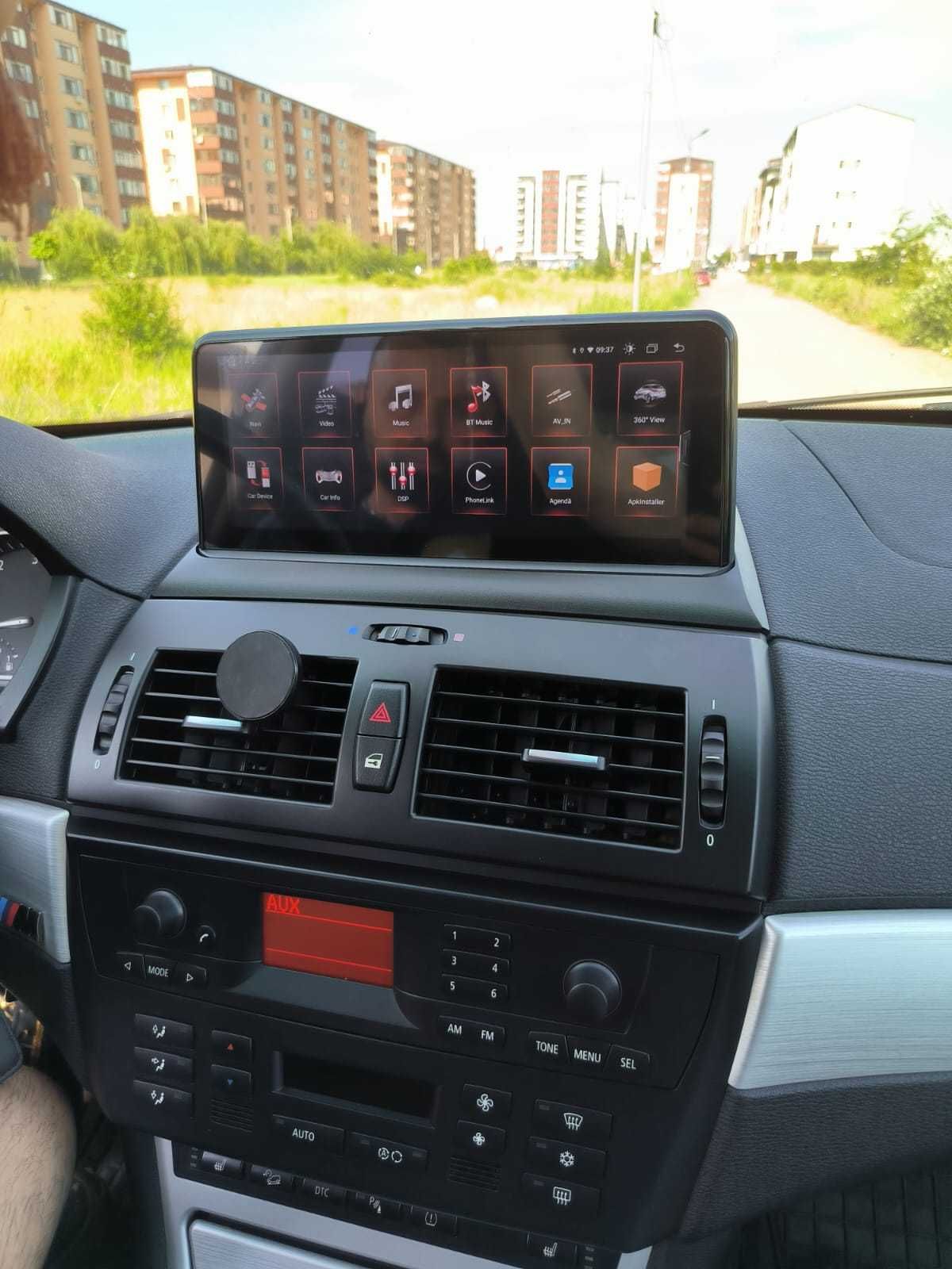 Navigatie android BMW X3 E83 Carplay Waze YouTube GPS BT