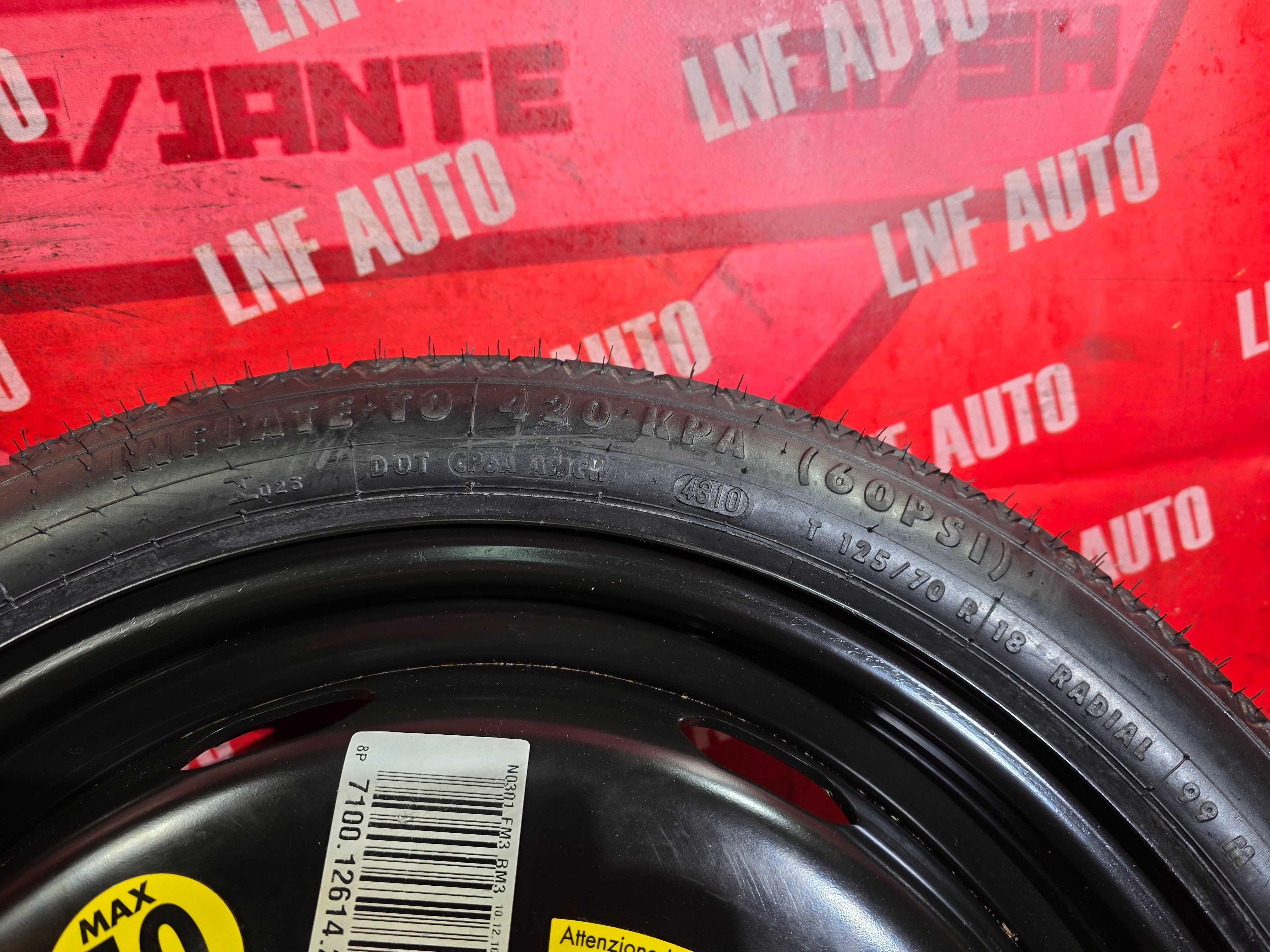 Roata Rezerva SLIM 5x112 18'' OE VW ID3 ID4 ID5 T-Roc Scirocco AUDI A3