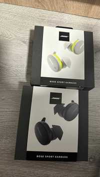 Căști In Ear True Wireless Bose Sport Earbuds Black/Lime sigilate