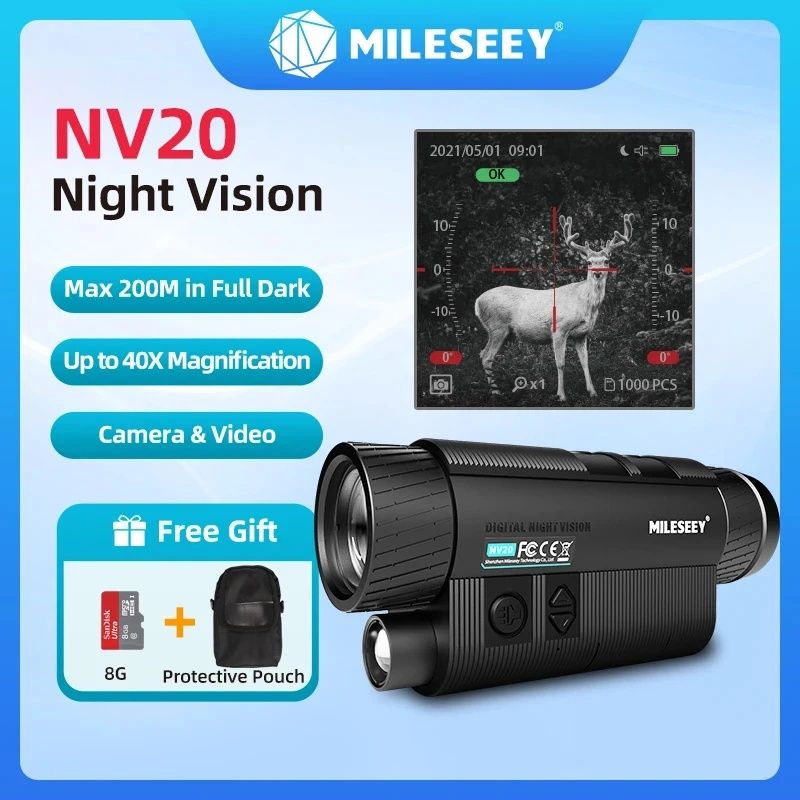Monoclu nightvision (zi/noapte),film,foto