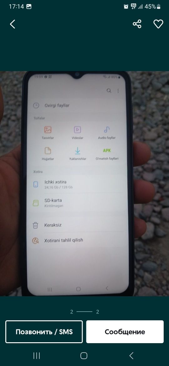 Samsung A 14 sirochna sotiladi