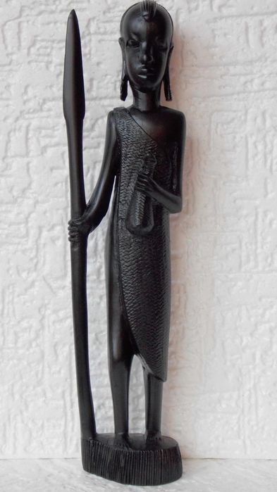 statueta abanos,sculptura,arta africa statuie veche antic vintage