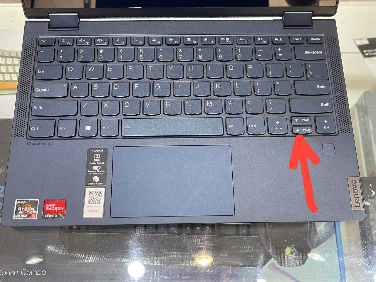 Lenovo Yoga 6 jeans Ryzen 5 5500U озу8гб 512ssd Сенсорный
