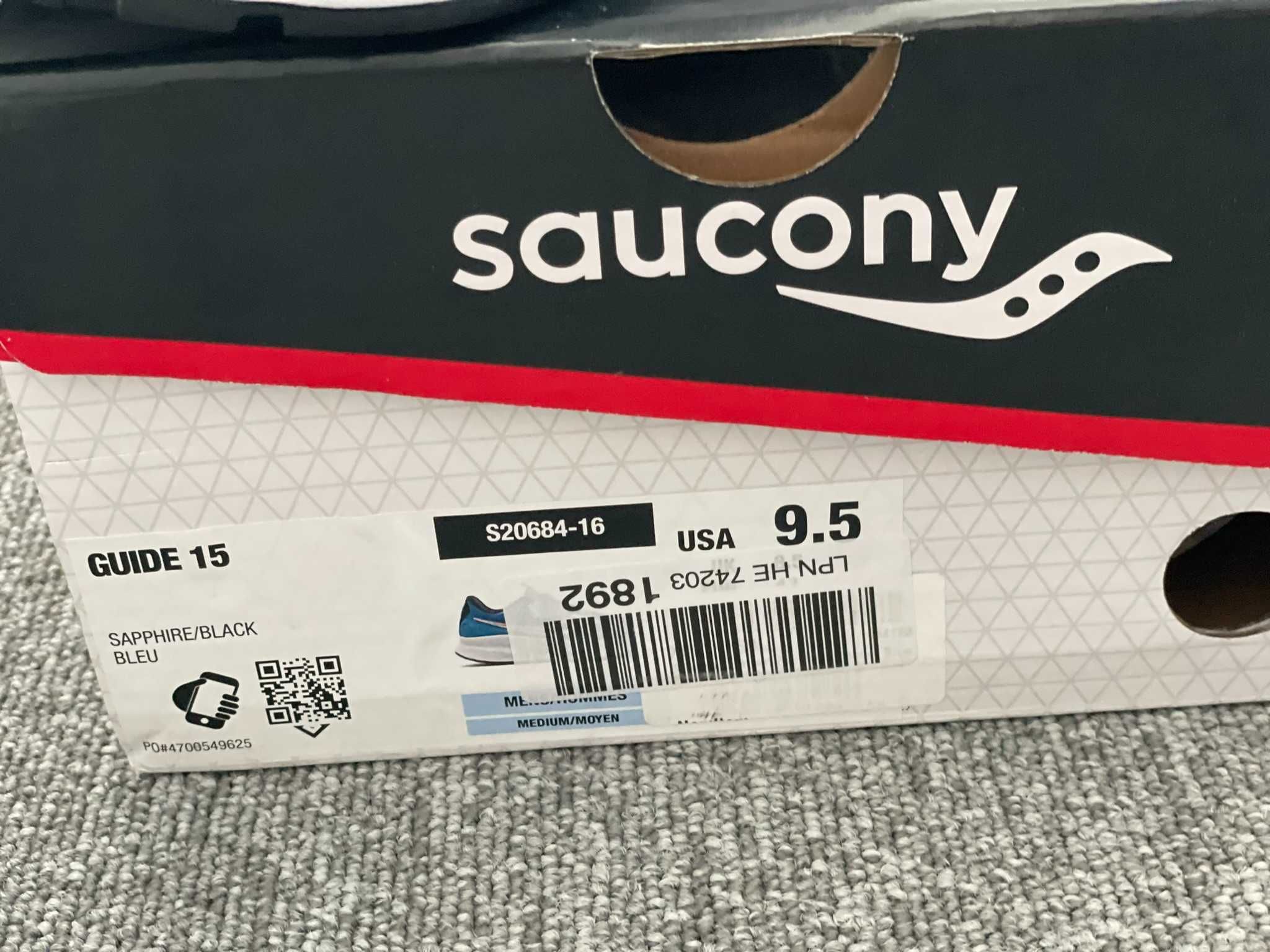 Saucony Маратонки за бягане Guide 15, 43 EU