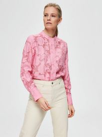 Selected Femme риза тюл с плътни цветя р-р С/М
